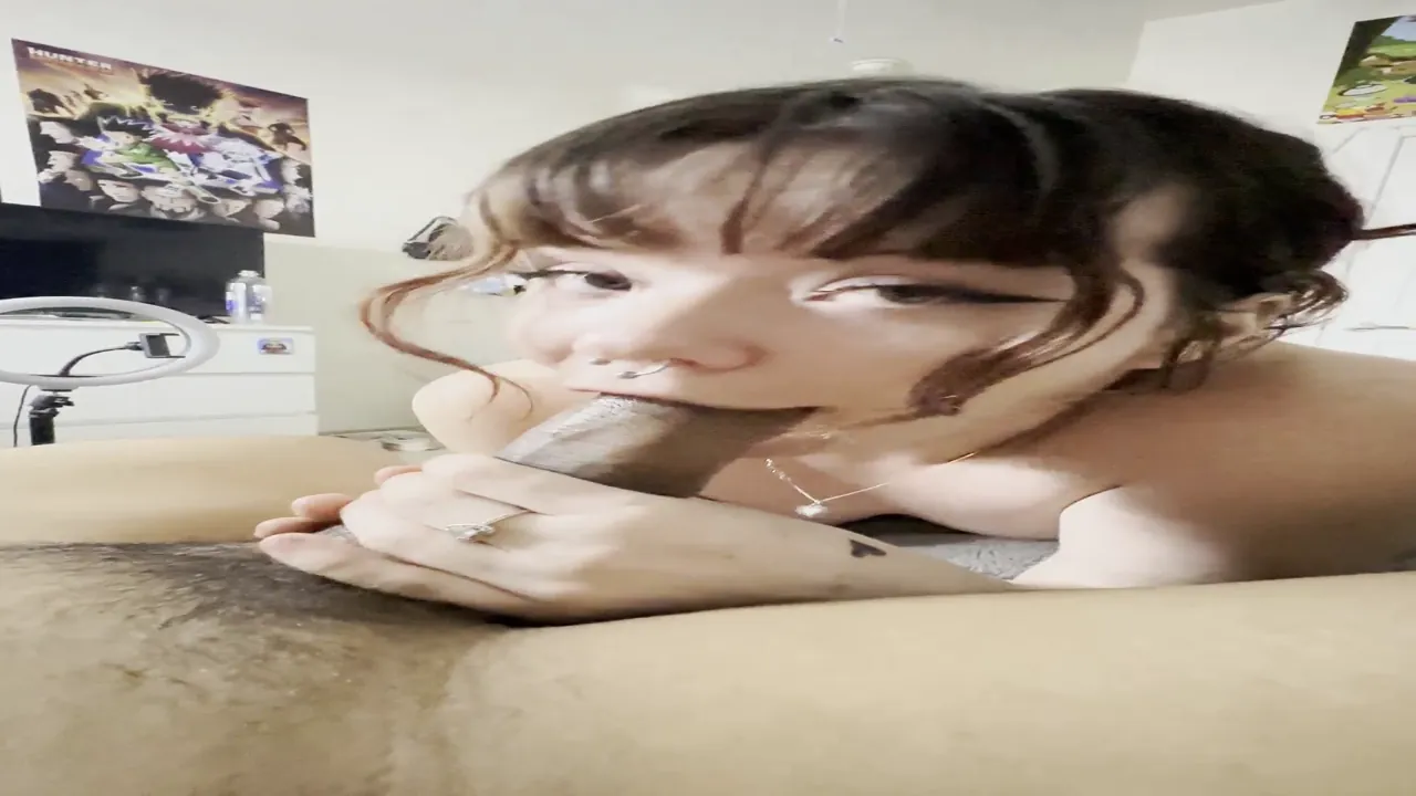 Media poster for Carli444 practices deepthroating on a big Mexican cock